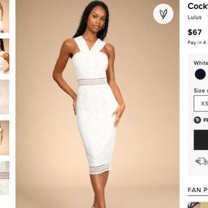 Lulus Cocktail Ready Midi Dress